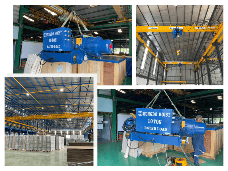 ขายเครนโรงงานและรอกไฟฟ้า